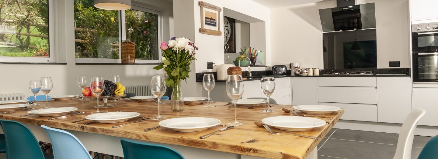Kitchen in Luxury North Devon Holiday Home